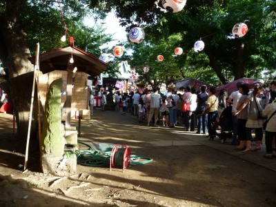 胡録神社の胡録七一四祭り(2010年)