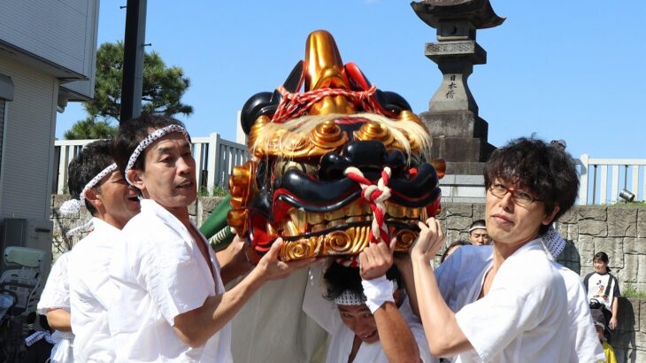 関ケ島胡籙神社祭礼｜6年ぶり復活の本祭は獅子頭が主役