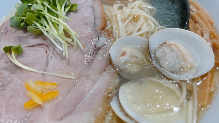 Ramen126｜行徳ラーメンの新星は貝の恵み豊かなはまぐりそば